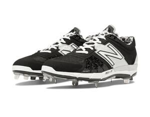 New Deadstock New Balance 3000 L3000BK2 Metal Baseball Cleats Black/White